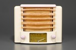 Kadette ’Classic’ Radio Model K-13 in Ivory and Lavender Plaskon - Rare